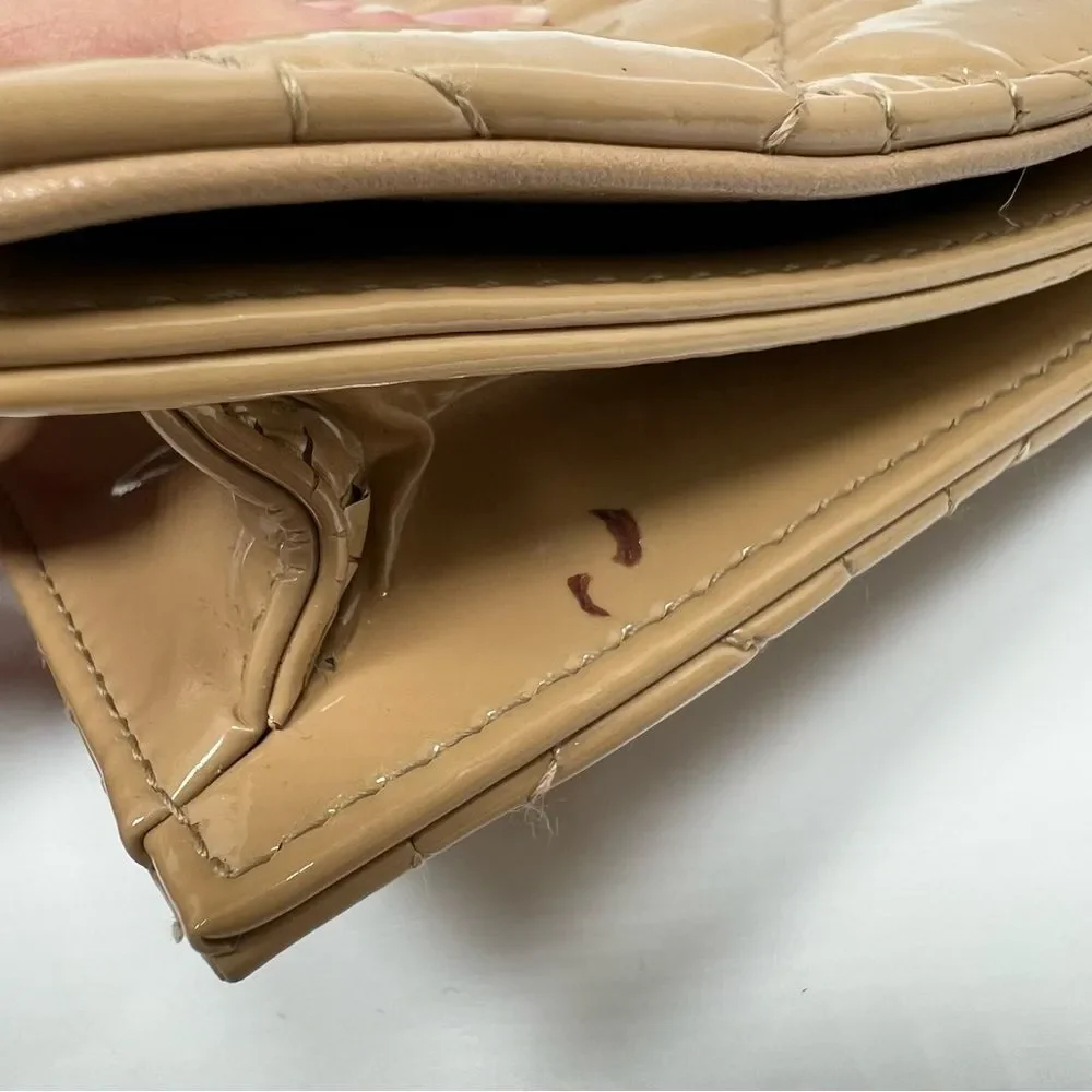 Lady Dior Clutch Patent Leather Beige - Picture 10 of 13